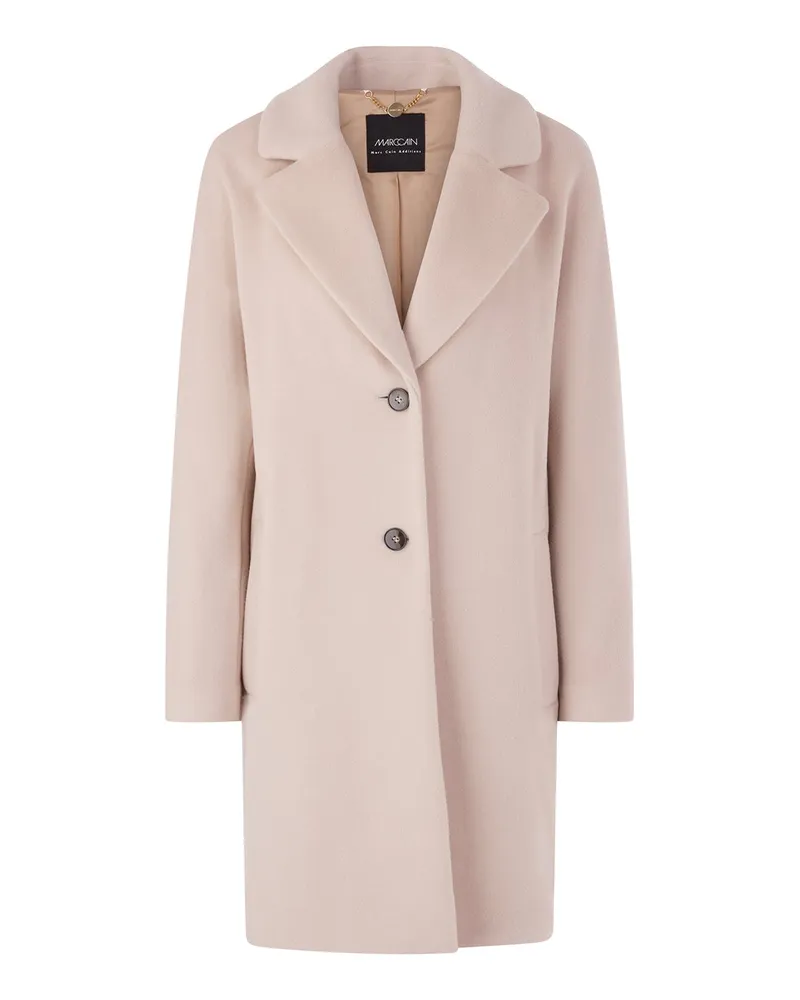Marc Cain Mantel aus Alpaka-Woll-Mix Rosa