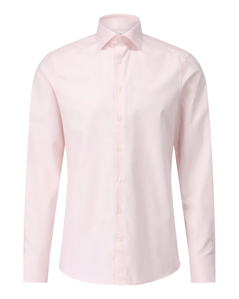 Stenströms Slim-Fit Hemd aus Cotton-Twofold Rosa