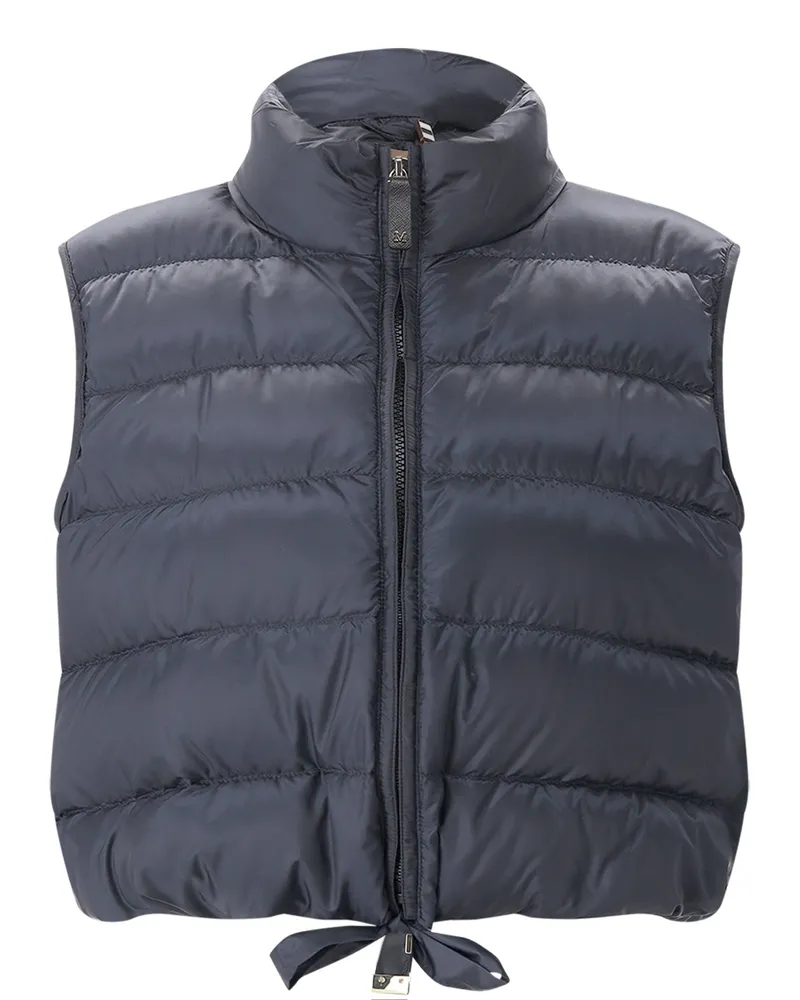 Max Mara Wattierte Crop-Weste MTC Favilla Dunkelblau