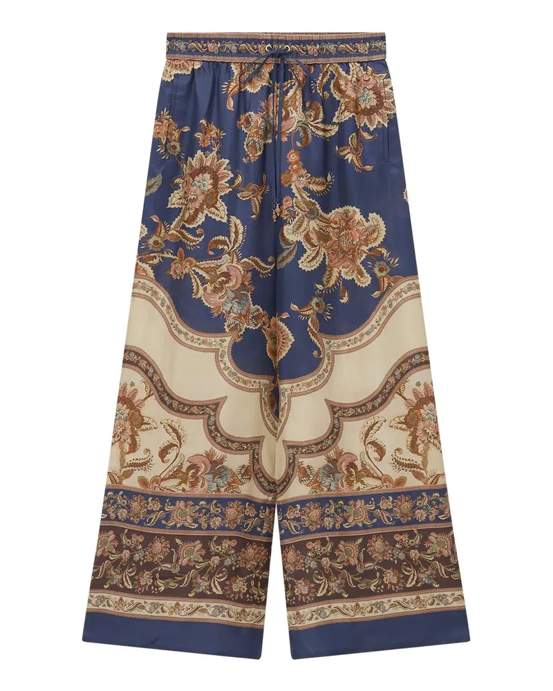 Zimmermann Weite Hose Aster Blau