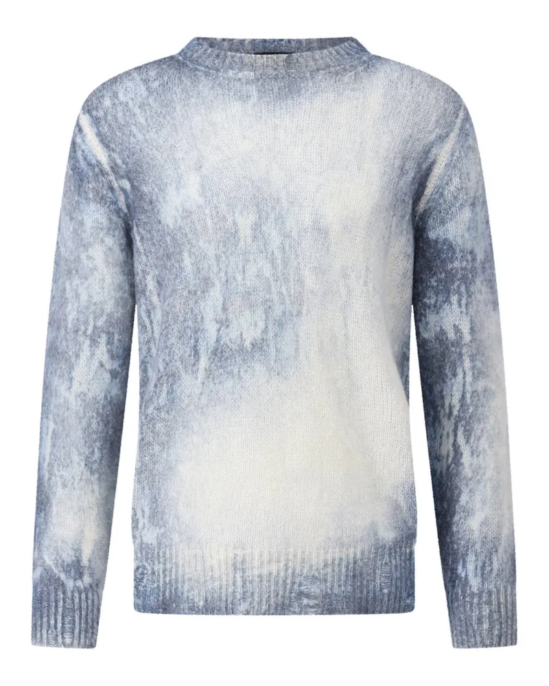 Avant Toi Strickpullover mit Kaschmir Blau