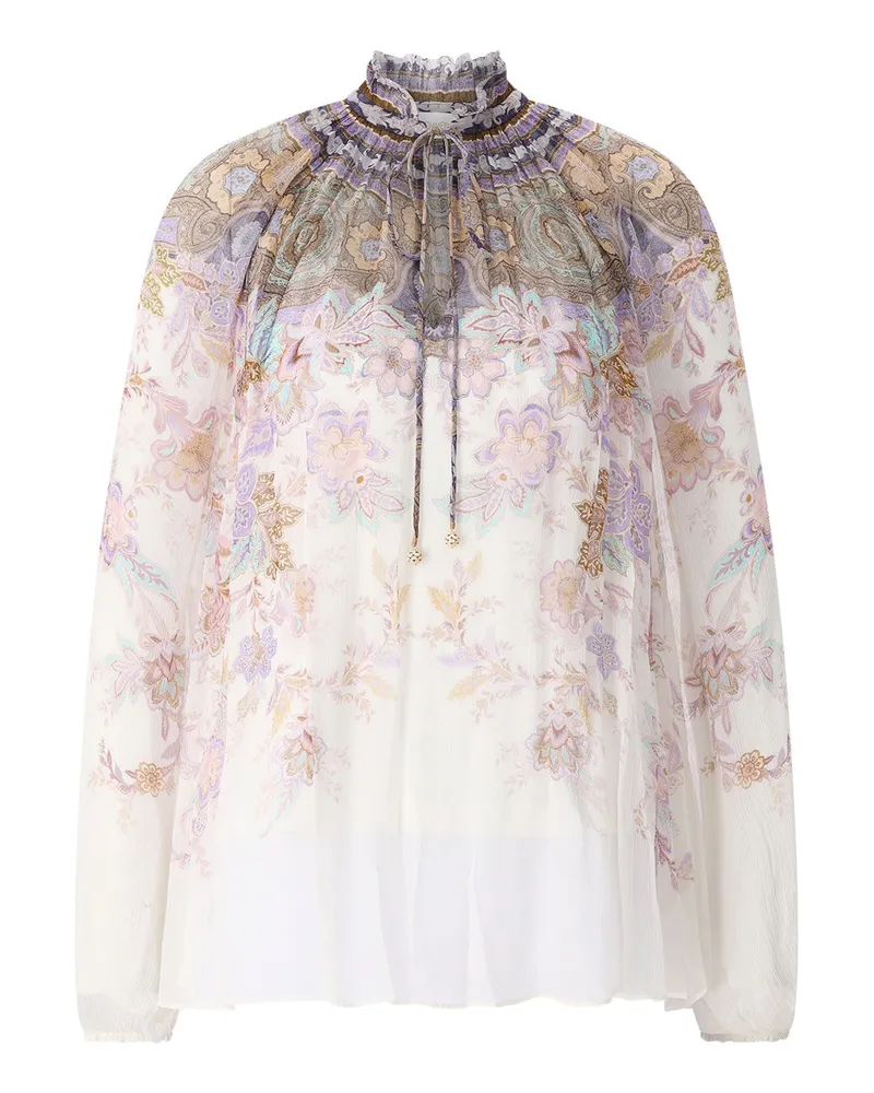 Zimmermann Bluse Luna Billow Multicolor
