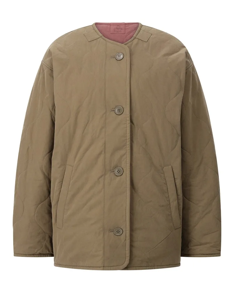 Isabel Marant Oversized Wendejacke Nesmae Grün