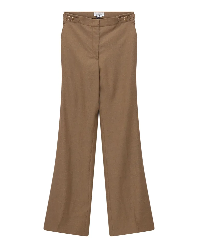 Gabriela Hearst Hose Vesta aus Wolle-Seiden-Mix Braun