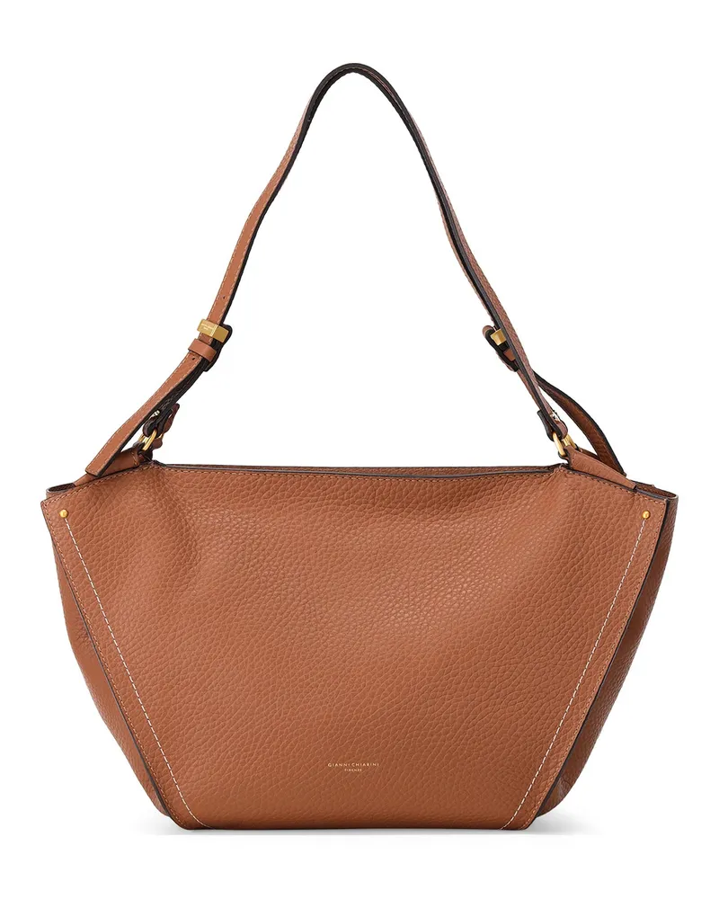 Gianni Chiarini Tasche Bloom aus Leder Hellbraun
