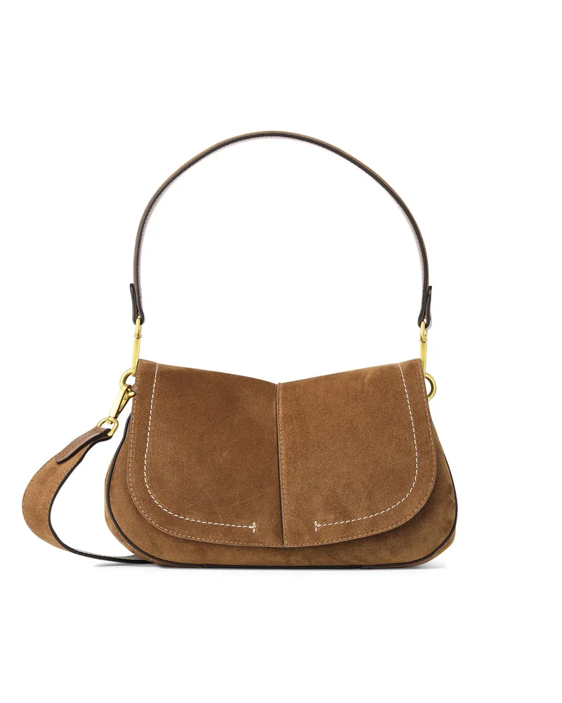 Gianni Chiarini Tasche Helena aus Veloursleder Braun