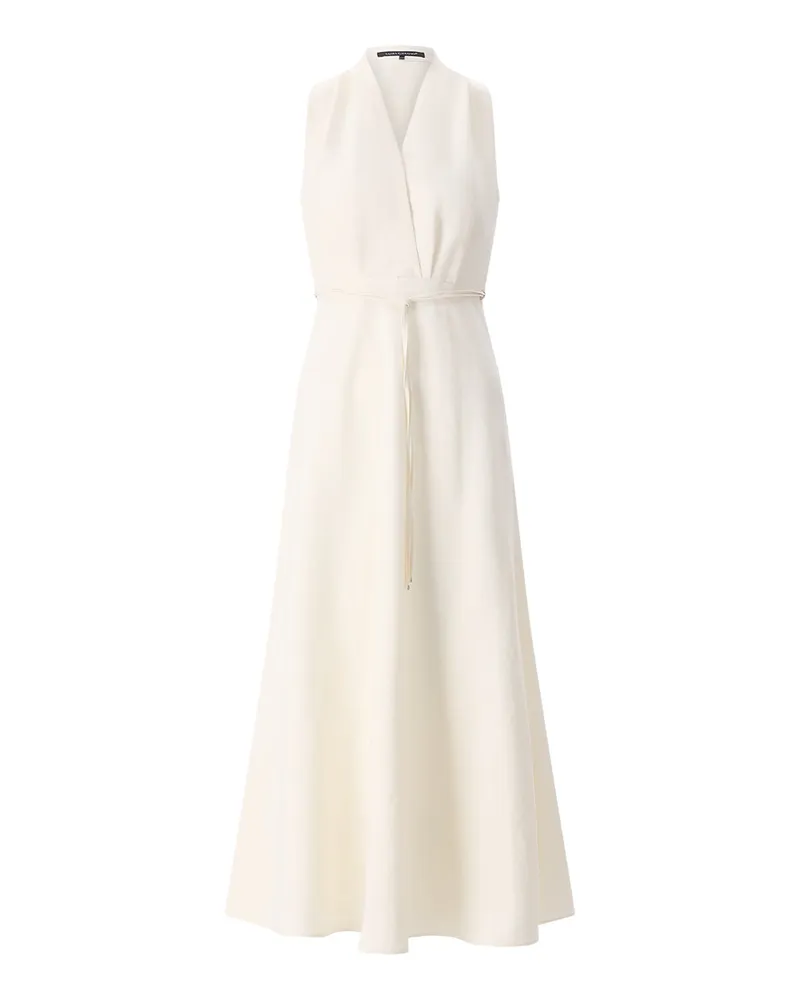 Luisa Cerano Tailiertes Midikleid Creme