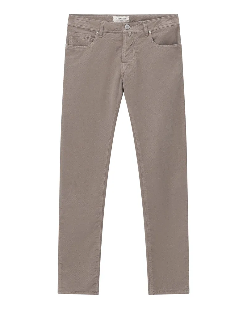 Jacob Cohën Slim-Fit Hose Bard Hellbraun