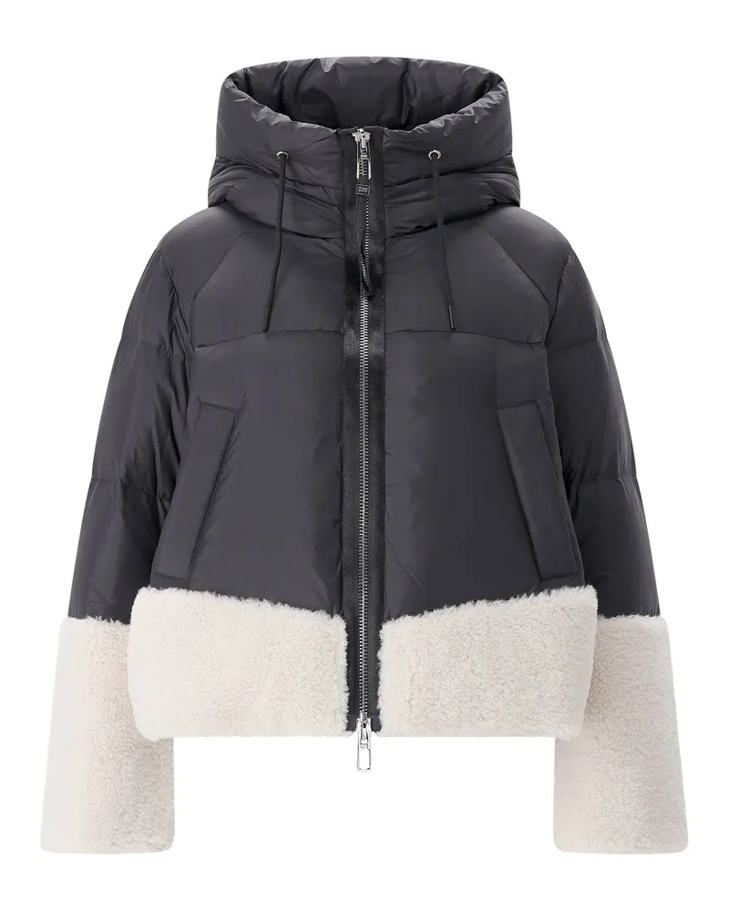 DUNO Steppjacke Amy mit Daunen Schwarz