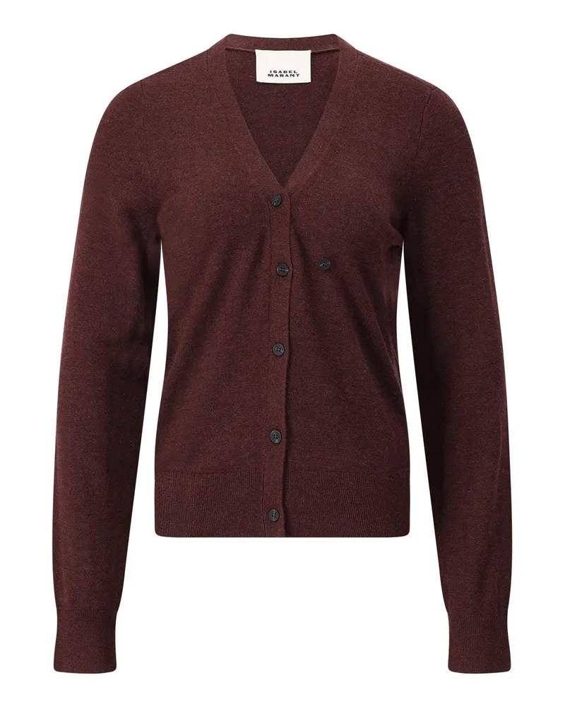 Isabel Marant Strickjacke Carline Dunkelrot