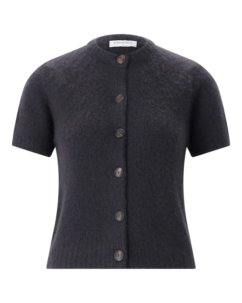 Stephan Boya Strickjacke Benicia aus Kaschmir Schwarz