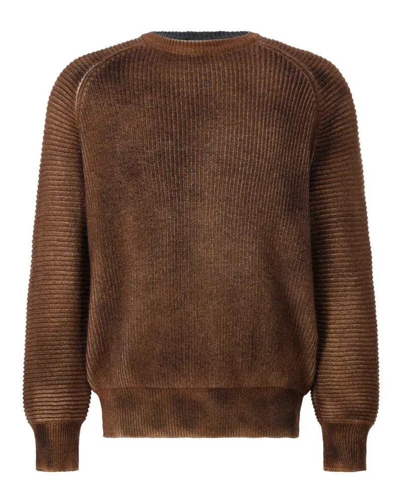 Avant Toi Pullover aus Wolle & Kaschmir Dunkelbraun