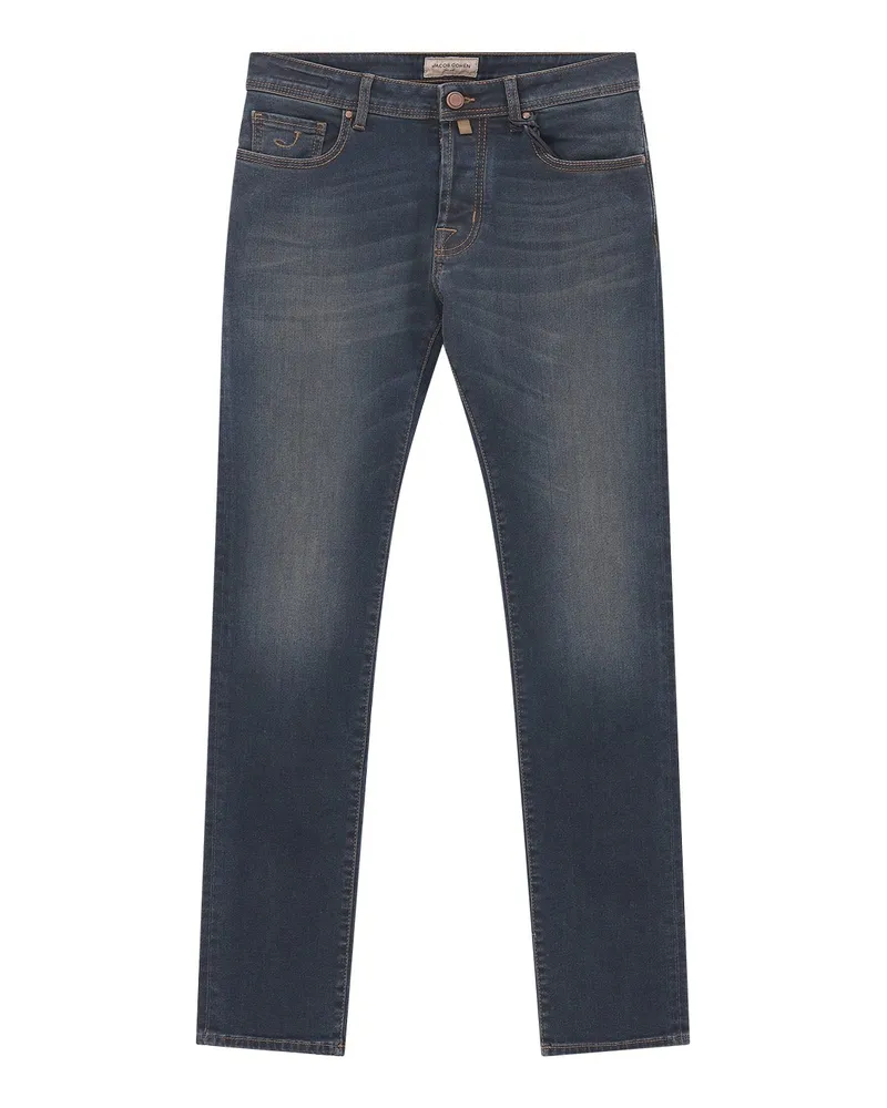 Jacob Cohën Slim-Fit Jeans Bard Dunkelblau