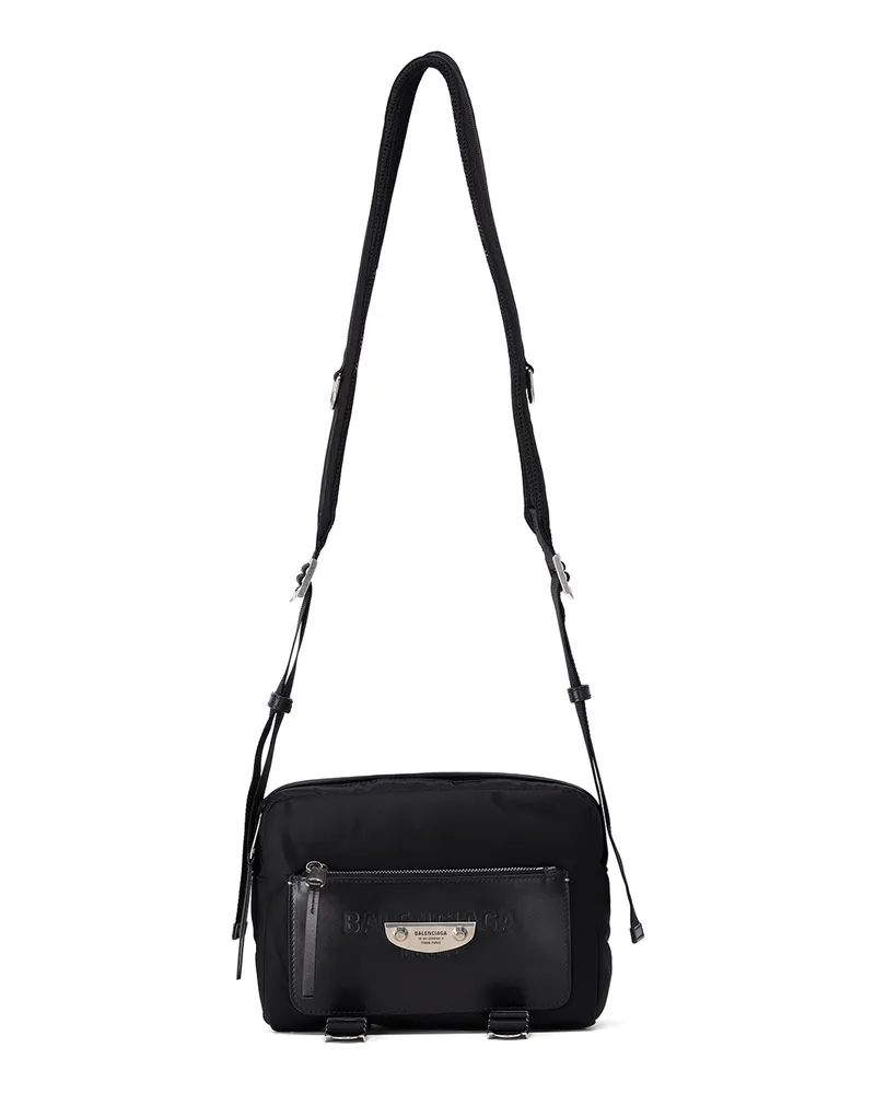 Balenciaga Umhängetasche mit Metalldetails Schwarz