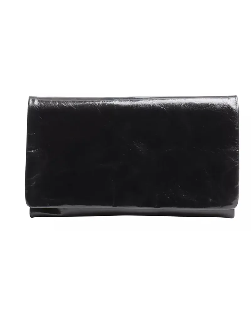 Abro Clutch Athene aus Leder Schwarz