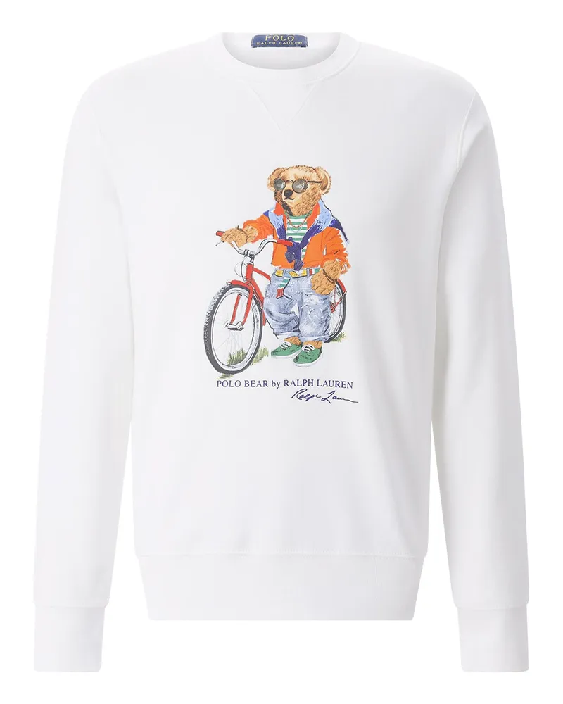 Ralph Lauren Sweatshirt mit Print Weiß