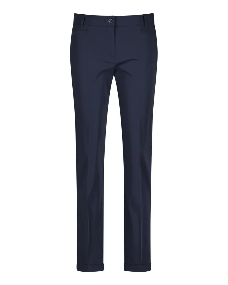 RAFFAELLO ROSSI  Hose Ute aus Baumwoll-Mix Dunkelblau