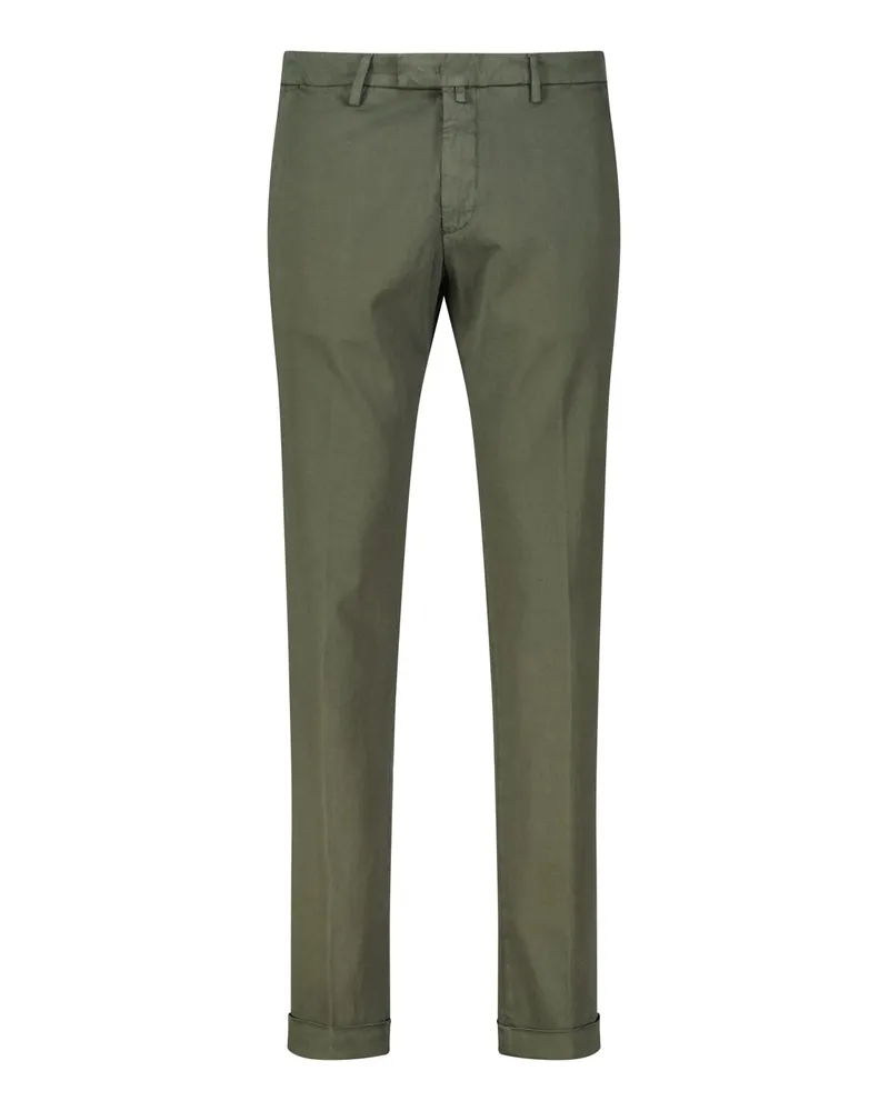 Briglia 1949 Slim-Fit Chinohose Dunkelgrün