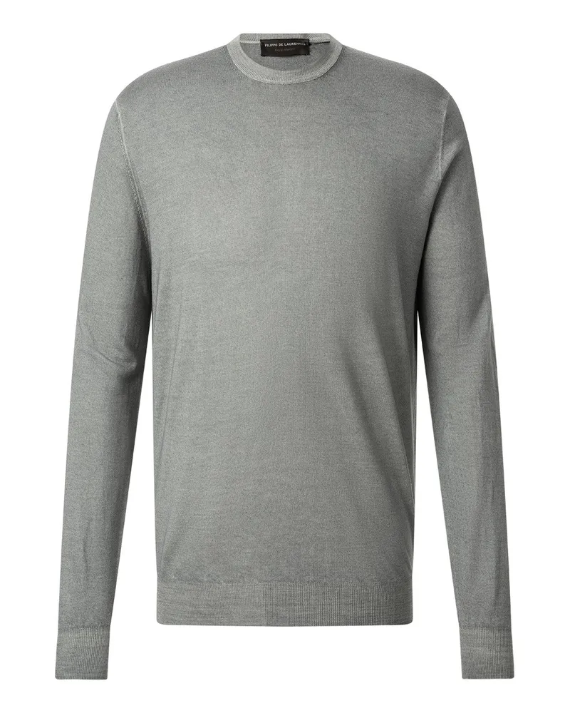 Filippo de Laurentiis Pullover aus Merinowolle Grau