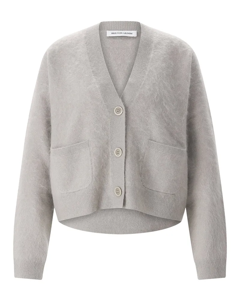 Iris von Arnim Strickjacke Seraphina aus Kaschmir Grau