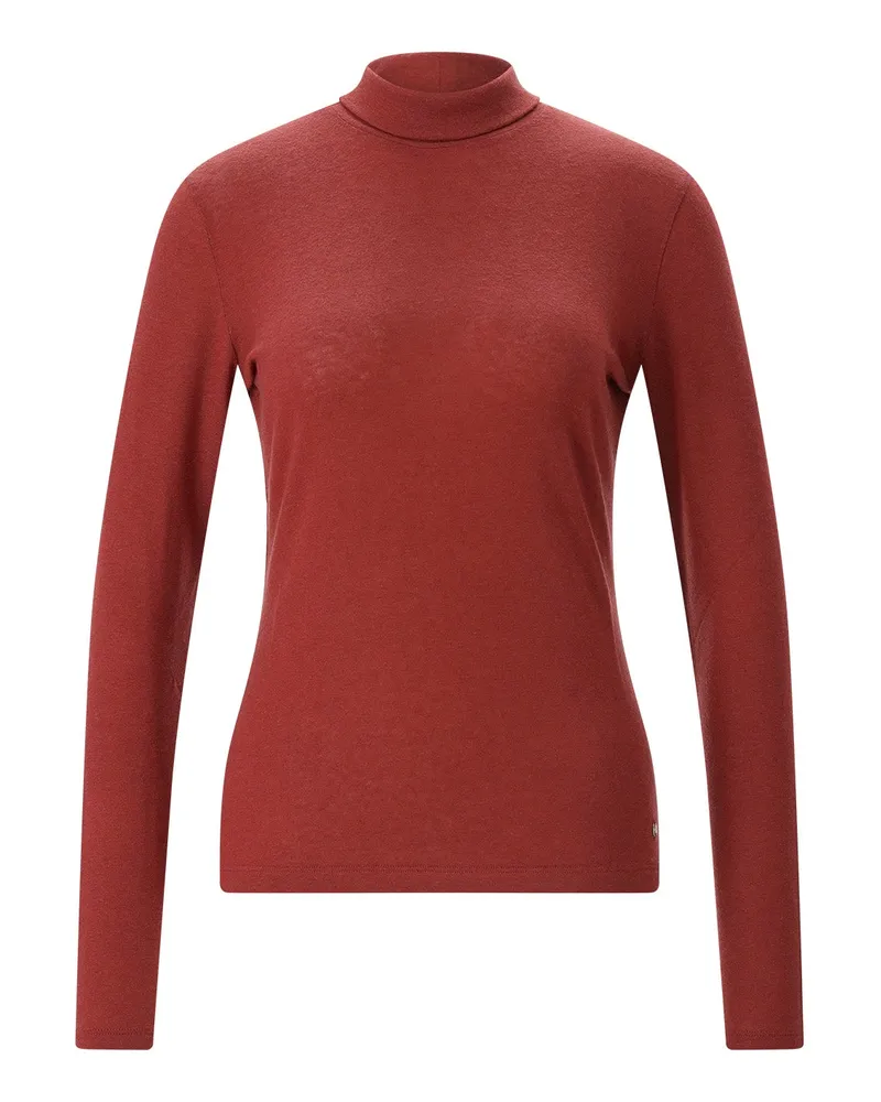 windsor. Leichtes Shirt mit Rollkragen Dunkelrot