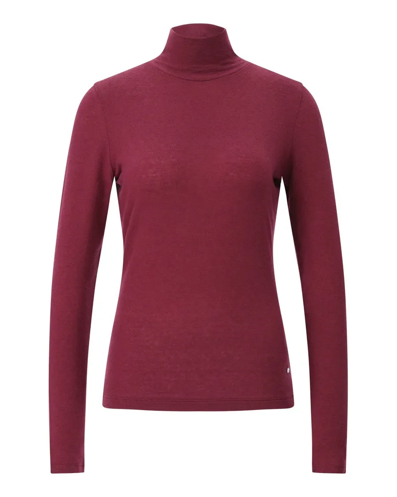 windsor. Leichtes Shirt mit Rollkragen Dunkelrot