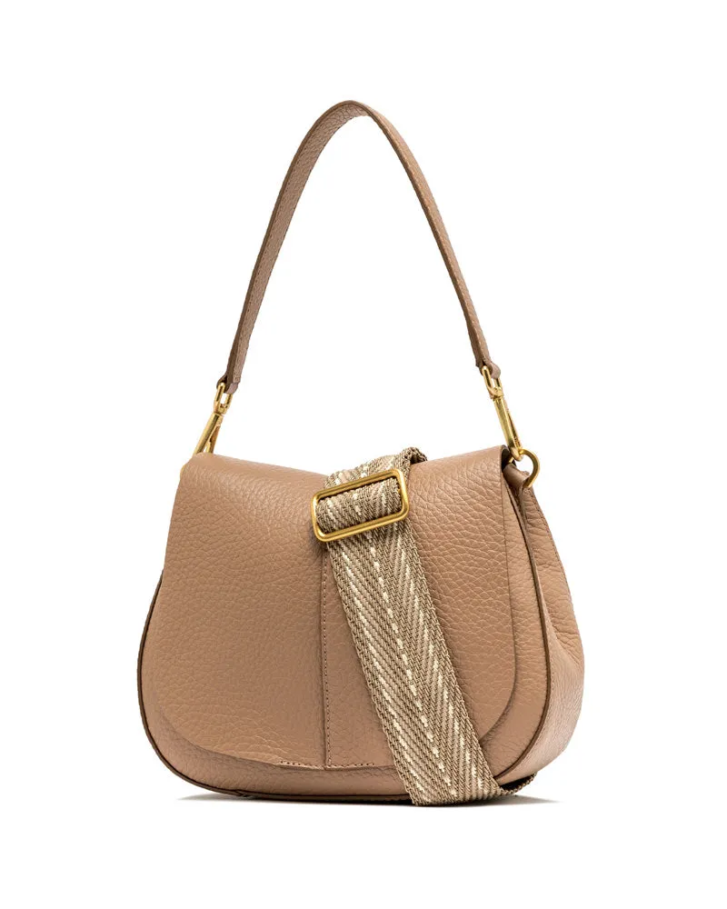 Gianni Chiarini Umhängetasche Helena Round Hellbraun