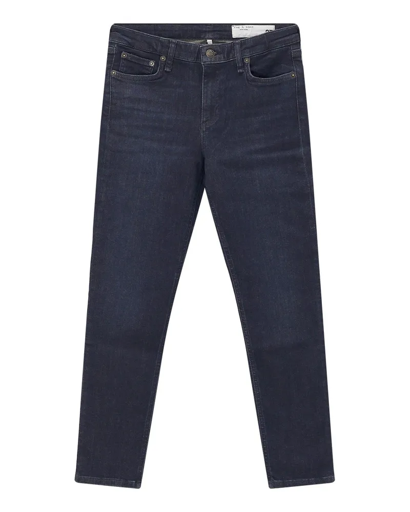 Rag & Bone Ankle Skinny Jeans The Cate Dunkelblau