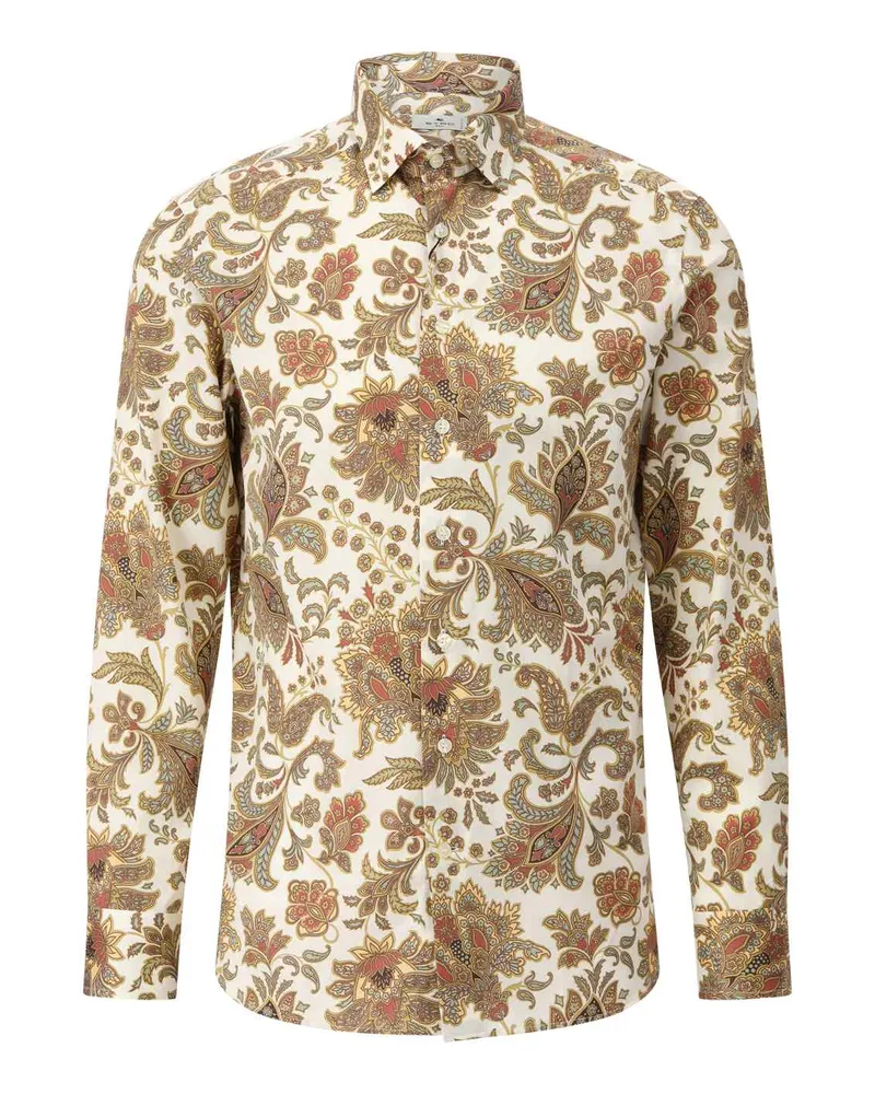Etro Freizeithemd mit Paisley-Muster Grün