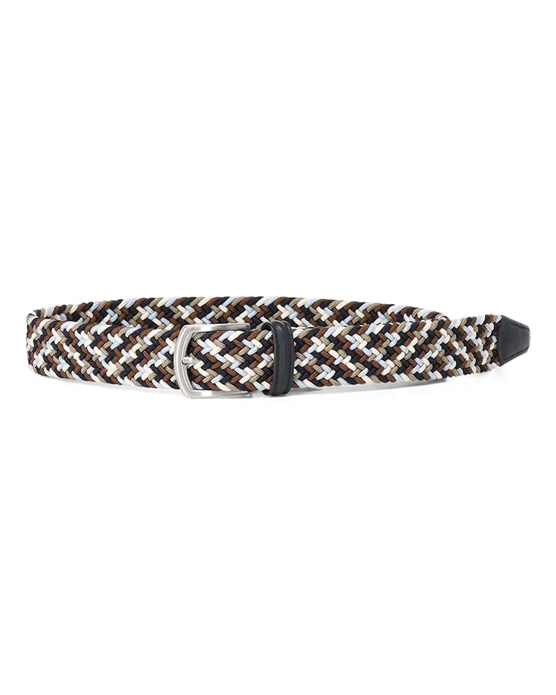 Anderson's Gürtel mit Leder Multicolor