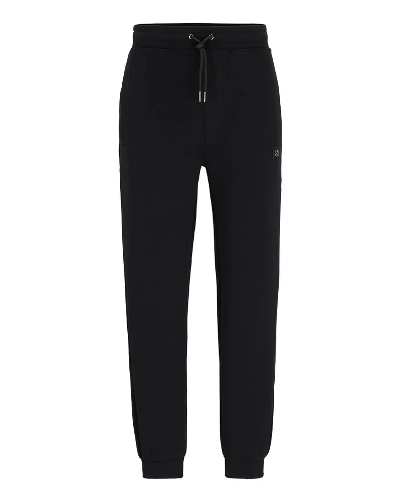 HUGO BOSS Jogginghose mit Stack-Logo Schwarz