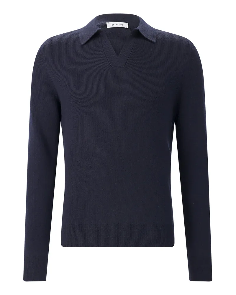 Gran Sasso Pullover aus Schurwolle Navy