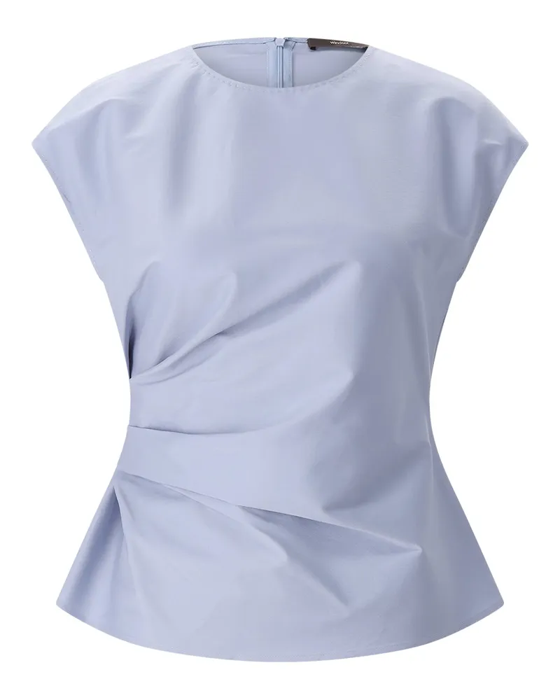windsor. Top aus Baumwollmix Hellblau