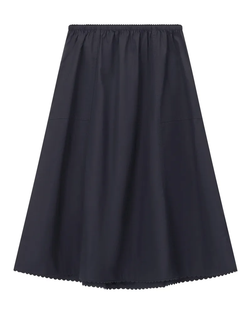 Vince Midirock aus Baumwolle Dunkelblau