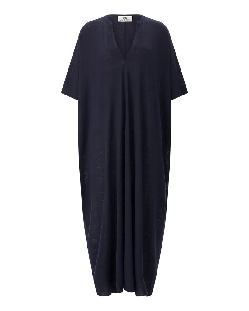 SMINFINITY Weites Maxikleid Dunkelblau