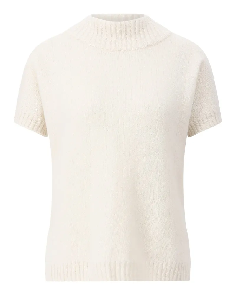 Iris von Arnim Kurzarmpullover Eglantine aus Kaschmir & Seide Creme