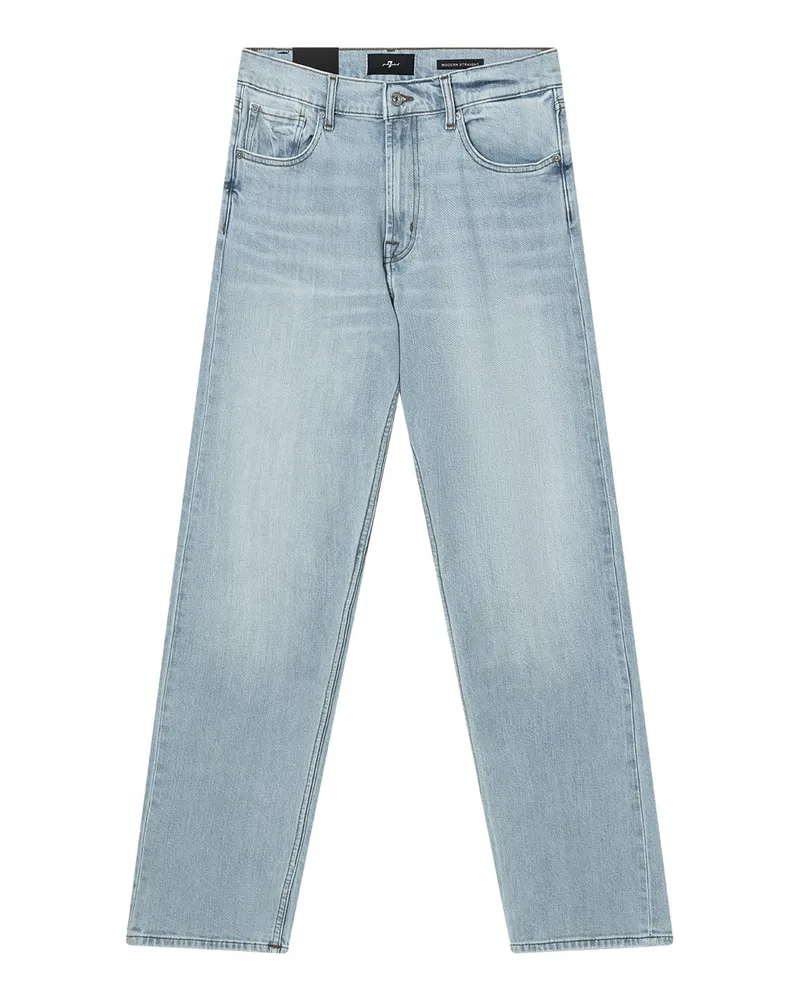 7 for all mankind Modern Straight Jeans Hellblau