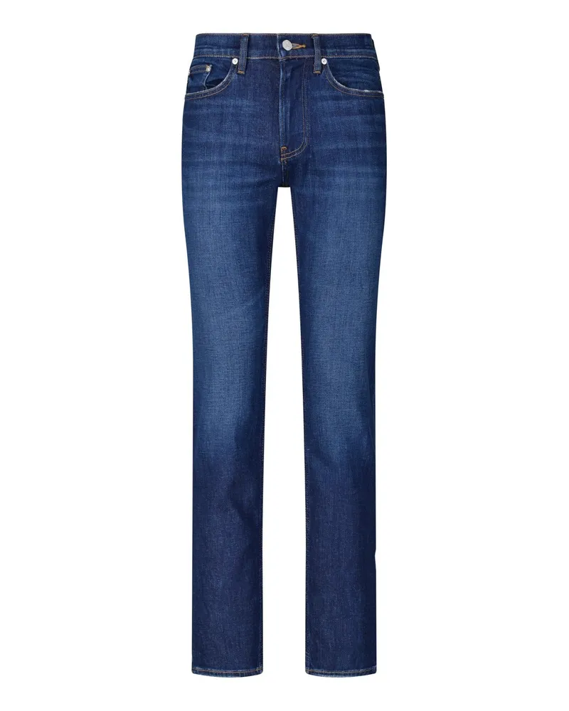 Frame Denim Straight-Fit Jeans Blau