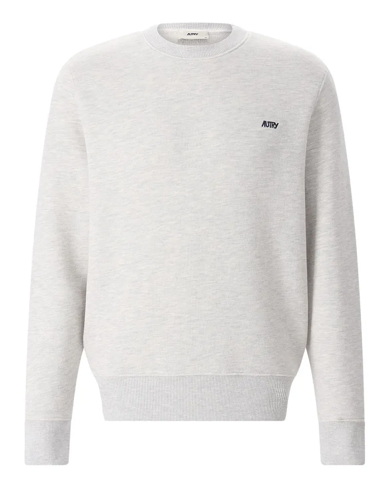 AUTRY Sweatshirt mit Logo-Stickerei Grau