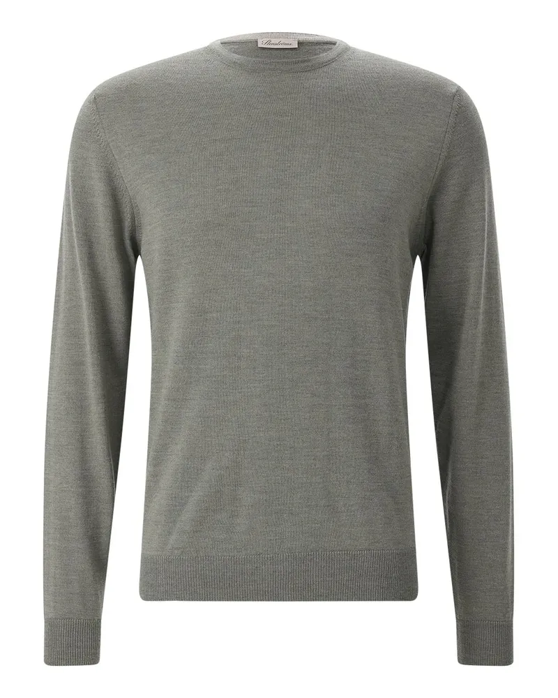 Stenströms Pullover aus Merinowolle Dunkelgrün