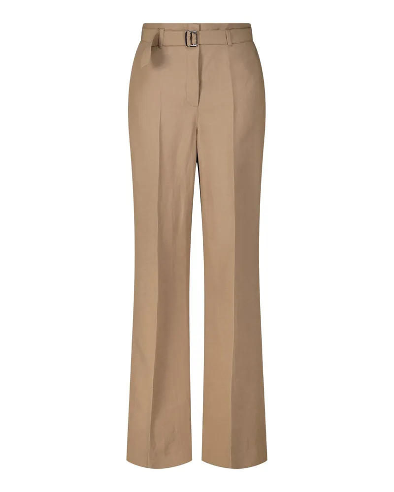RAFFAELLO ROSSI  Weite Stoffhose Anais Braun