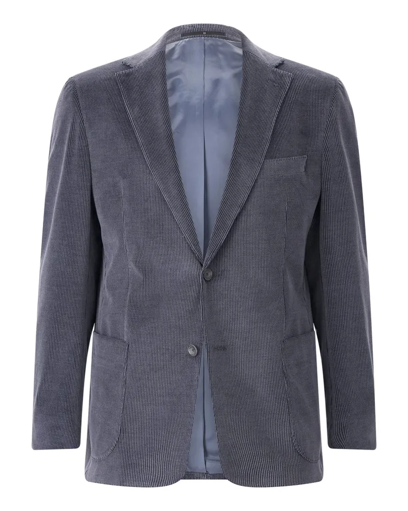 Dressler Sakko Sendrik aus Cord Blau