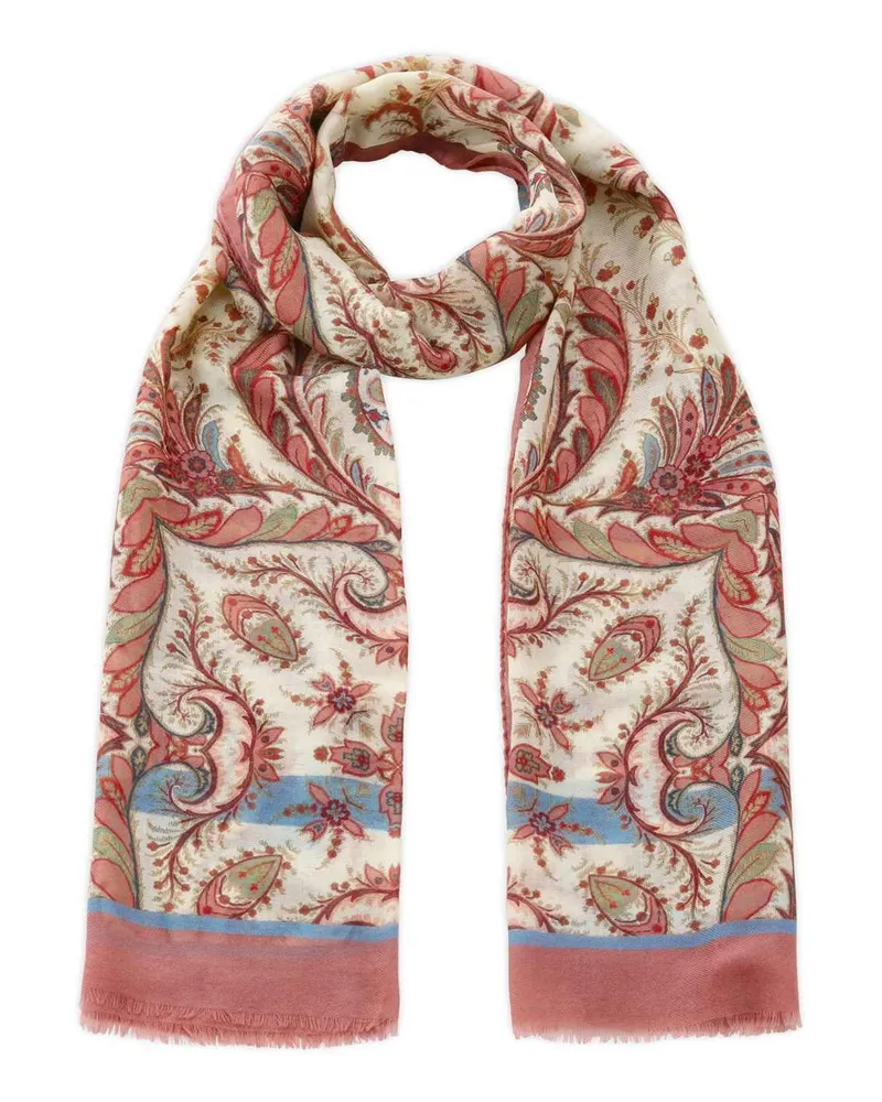 Etro Schal mit Paisley-Muster Rosa