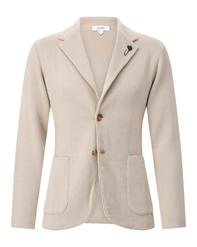 LARDINI Sakko aus Schurwolle Beige
