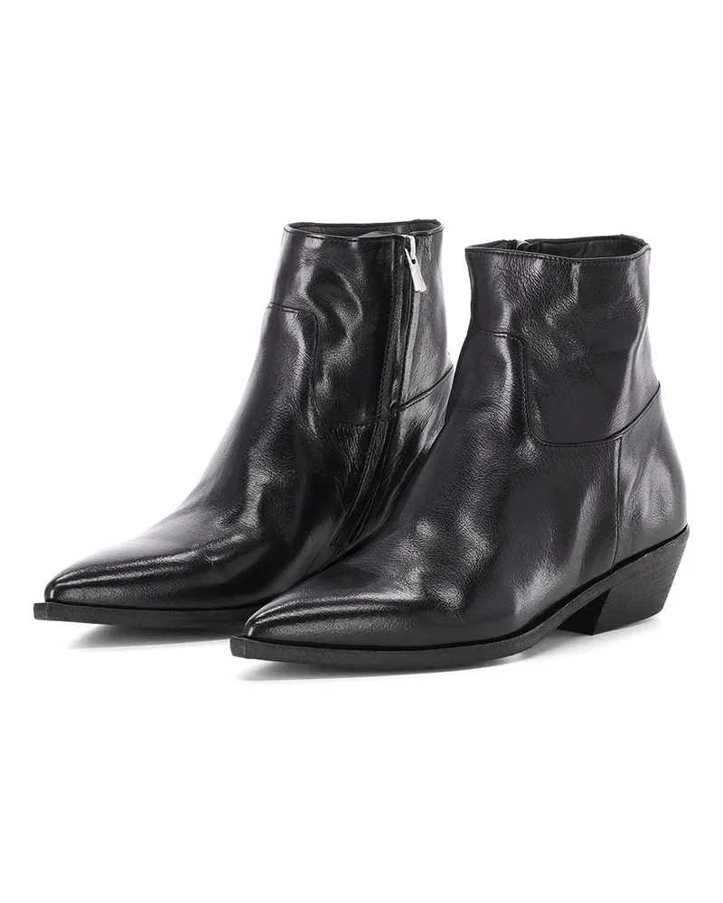 Officine Creative Italia Stiefeletten Noelie DD 102 aus Leder Schwarz