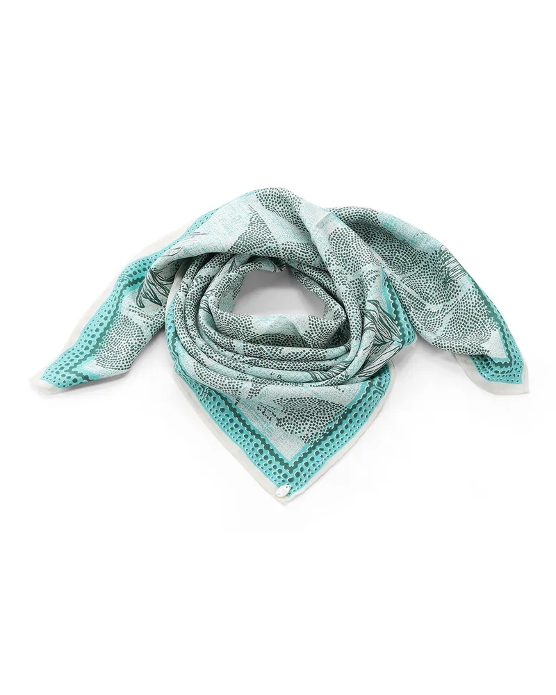 Friendly Hunting Tuch aus Seide Grün