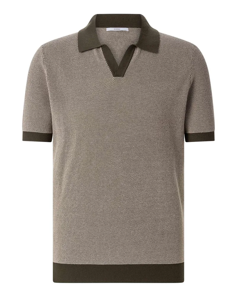 ECKERLE Poloshirt aus Baumwolle Grün