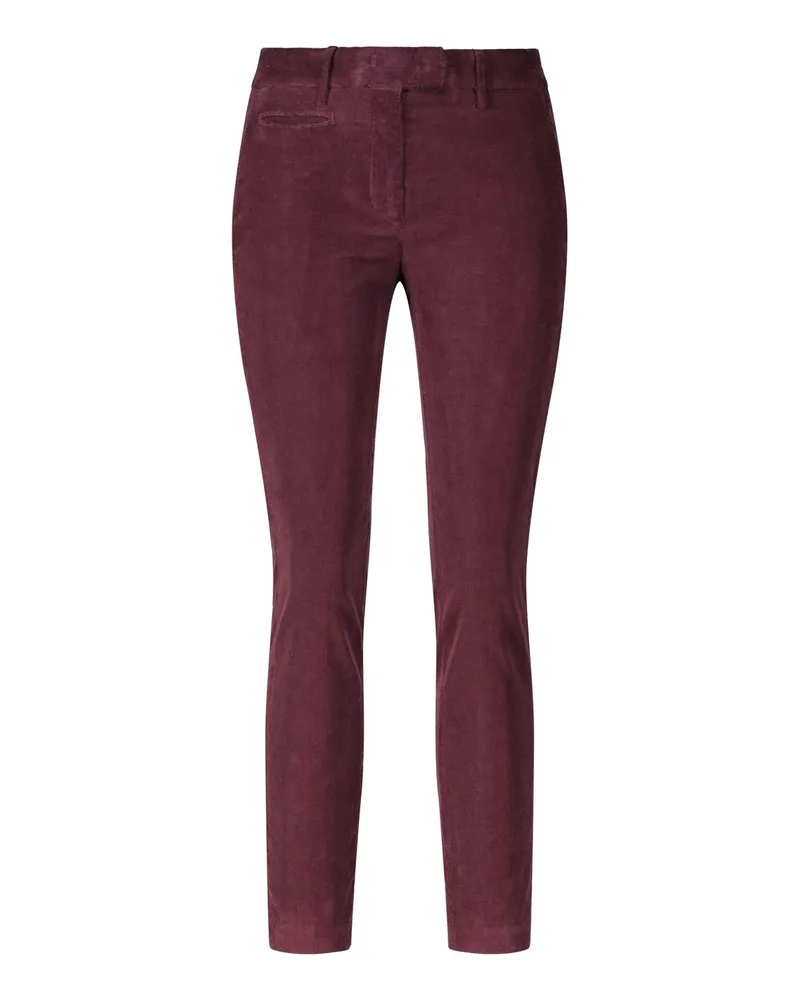 Dondup Cordhose Perfect Dunkelrot