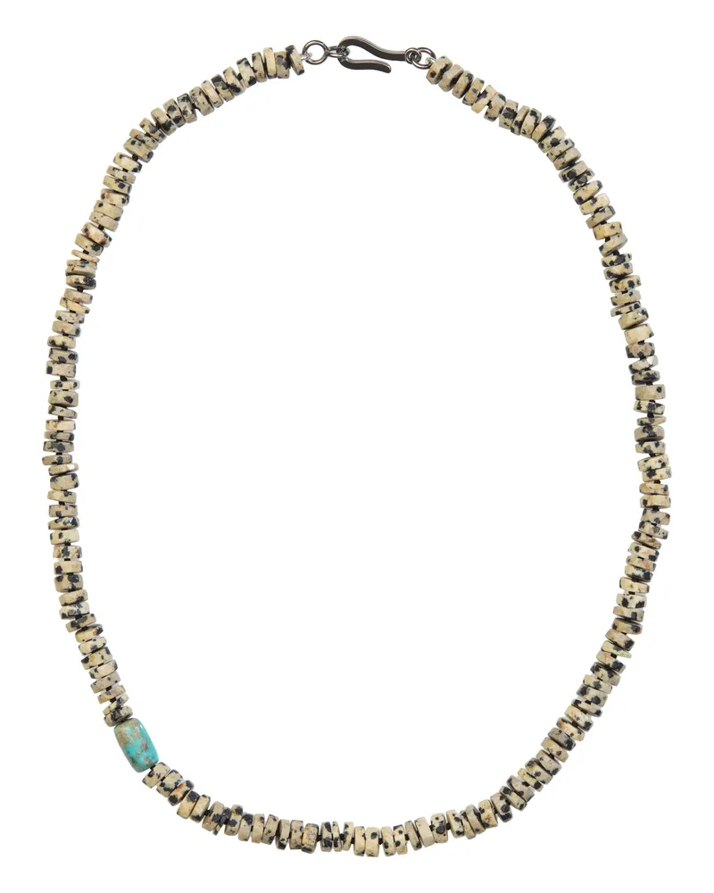 Ileana Makri Halskette aus dendritischem Quarz Beige