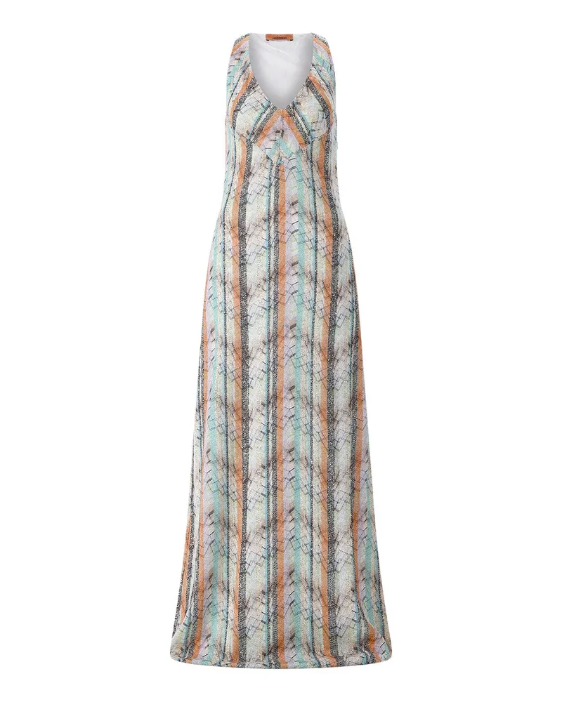Missoni Maxikleid mit Muster Multicolor